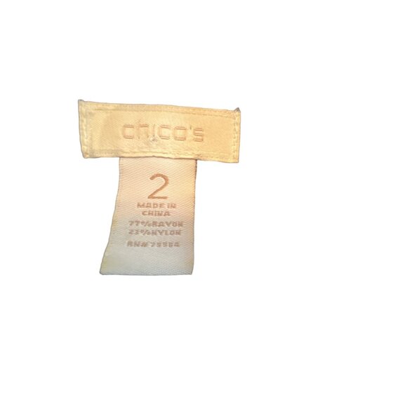 Chico’s Women’s Open Front Cardigan Royal Blue Size 12 - Picture 3 of 3